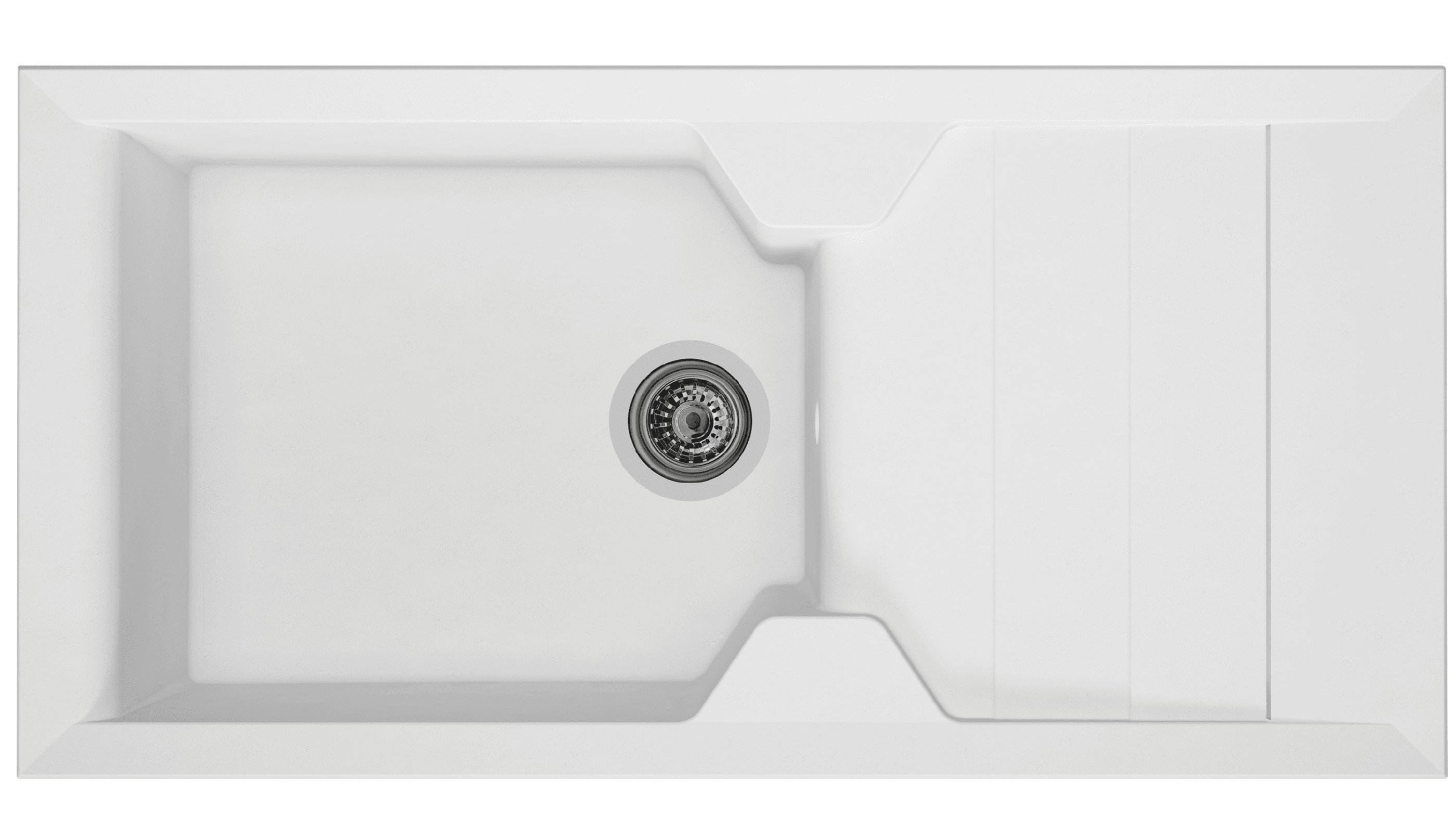 evier à encastrer vogua alineo 810 blanc mouchete